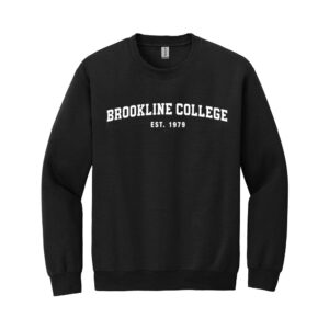 Brookline College Crewneck - Black