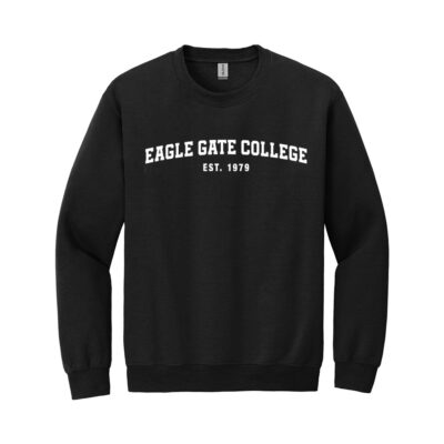 Gildan Eagle Gate College Crewneck - Black
