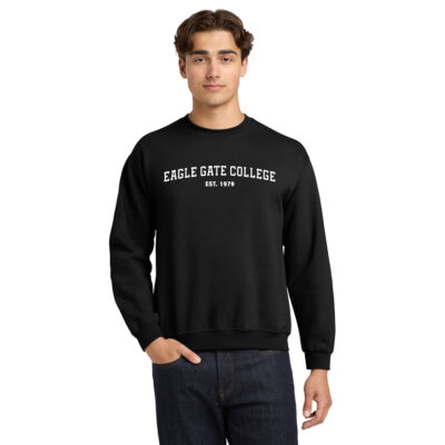 Gildan Eagle Gate College Crewneck - Black