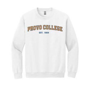 Provo College Crewneck - White