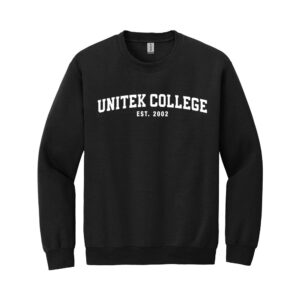 Unitek College Crewneck - Black