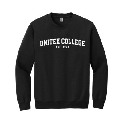 Gildan Unitek College Crewneck - Black