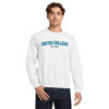 Gildan Unitek College Crewneck - White