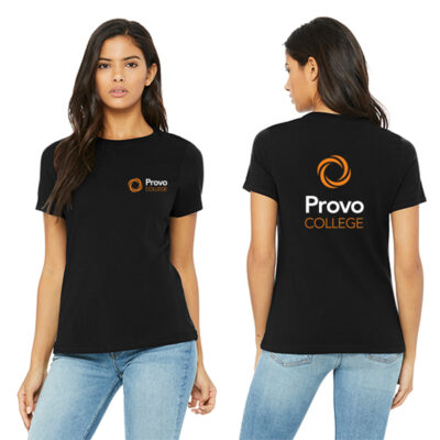 BELLACANVAS_Provo_College_Womens_Short_Sleeve_Black_Tee_44922.jpg BELLA+CANVAS Provo College Women's Short Sleeve Black Tee